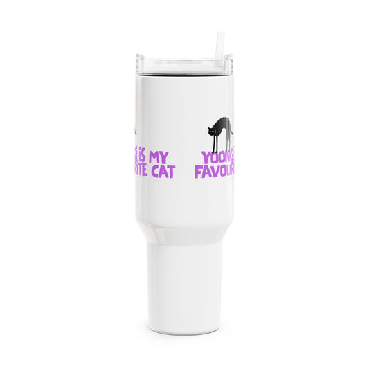 Yoongi Is My Favourite Cat Tumbler, 40oz