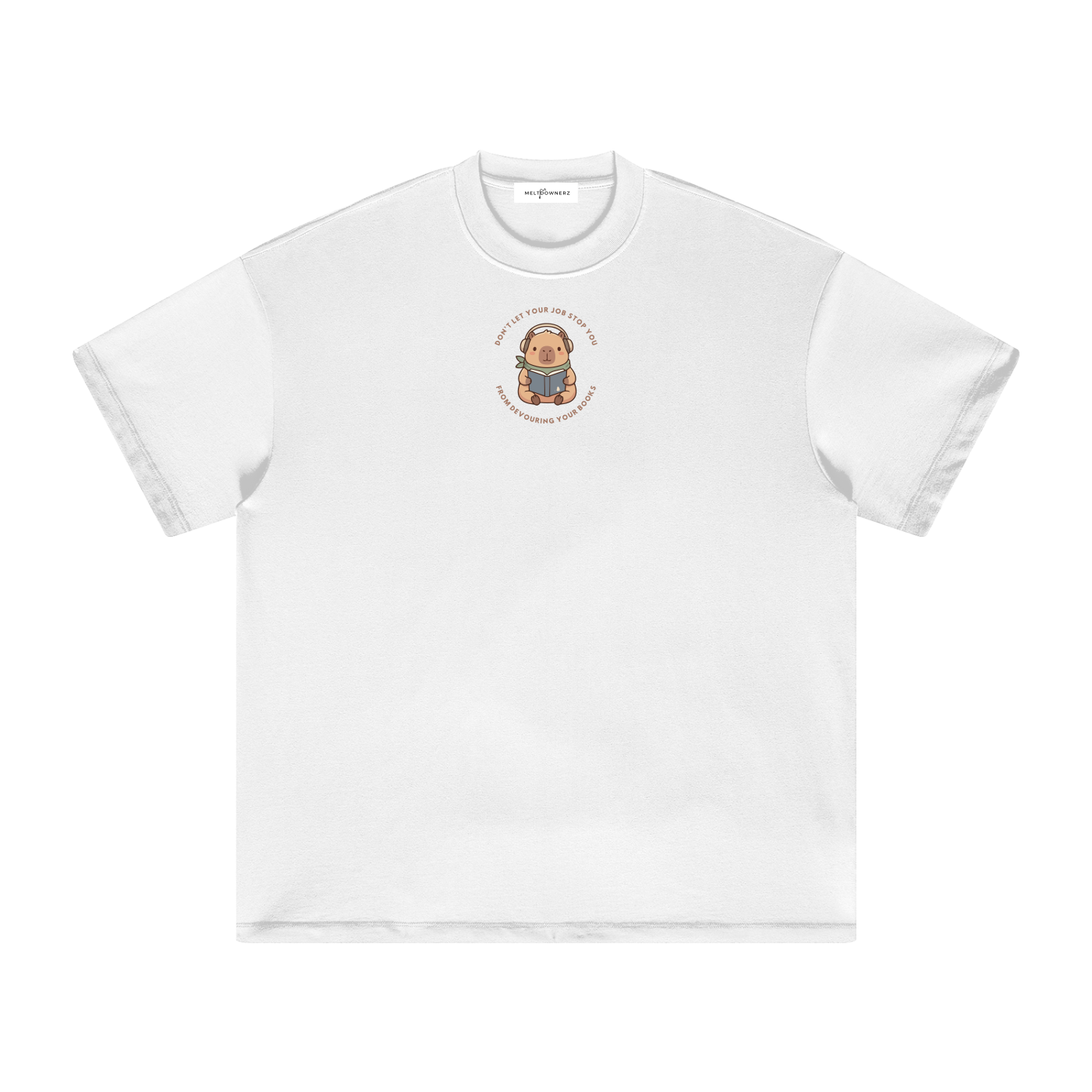 Don't Let Your Job Stop You From Devouring Your Books Heavyweight T-Shirt