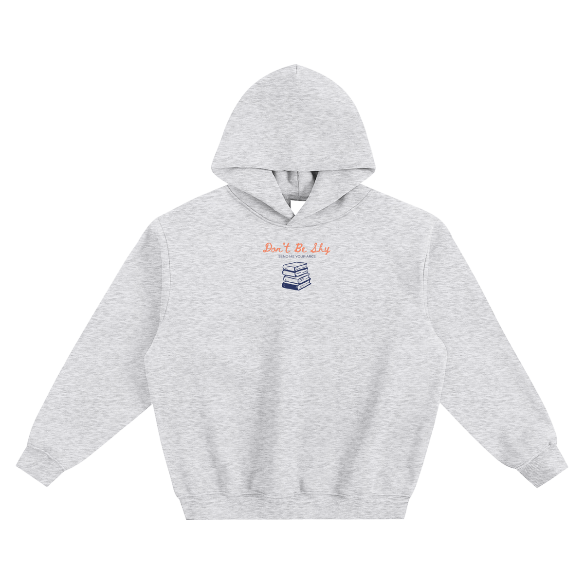 Don't Be Shy Send Me Your Arcs (Stack) Fleeced Boxy Hoodie