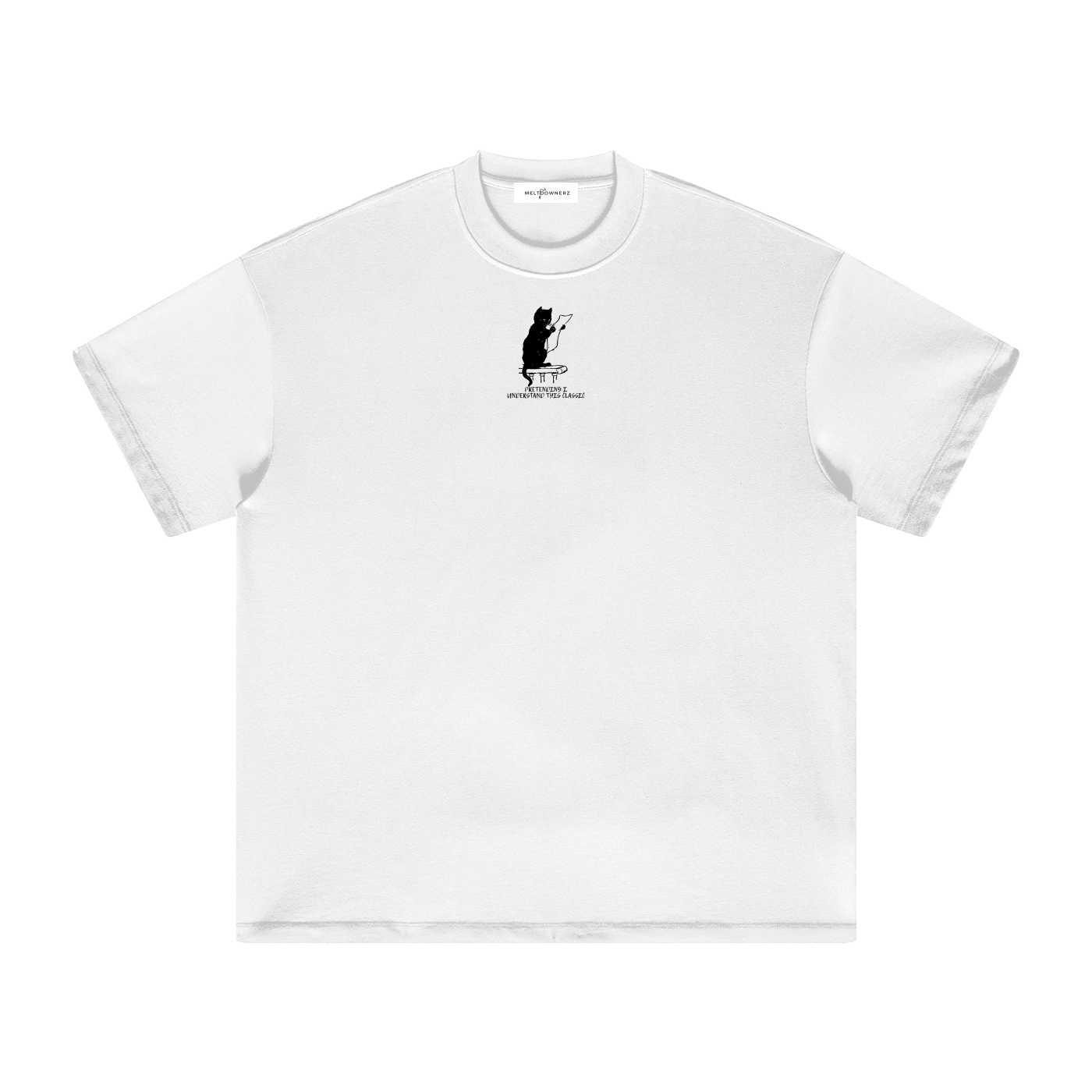 Pretending To Understand This Classic (Cat) Heavyweight T-Shirt