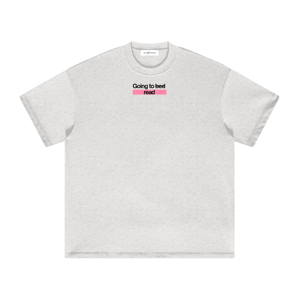 Going To Bed/Read (Pink) Heavyweight T-Shirt