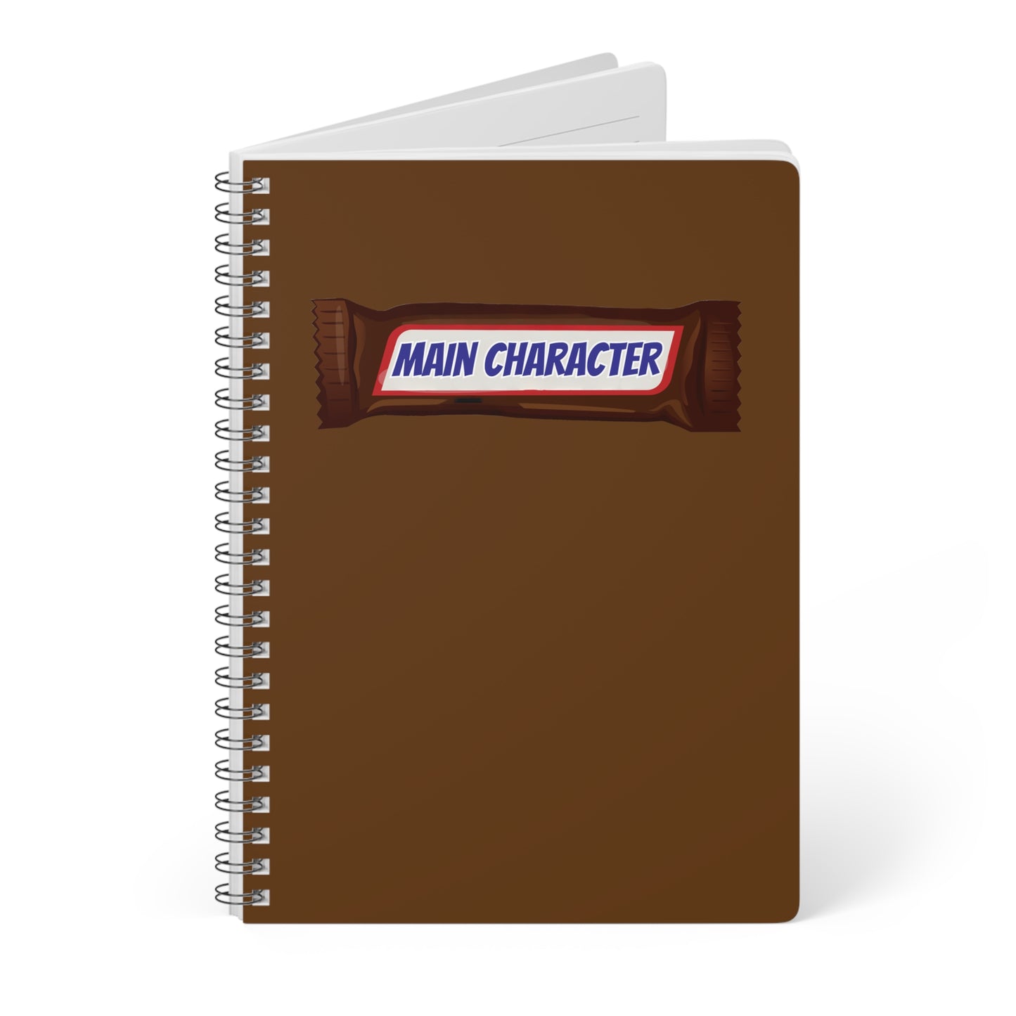 Main Character Wirobound Softcover Notebook, A5