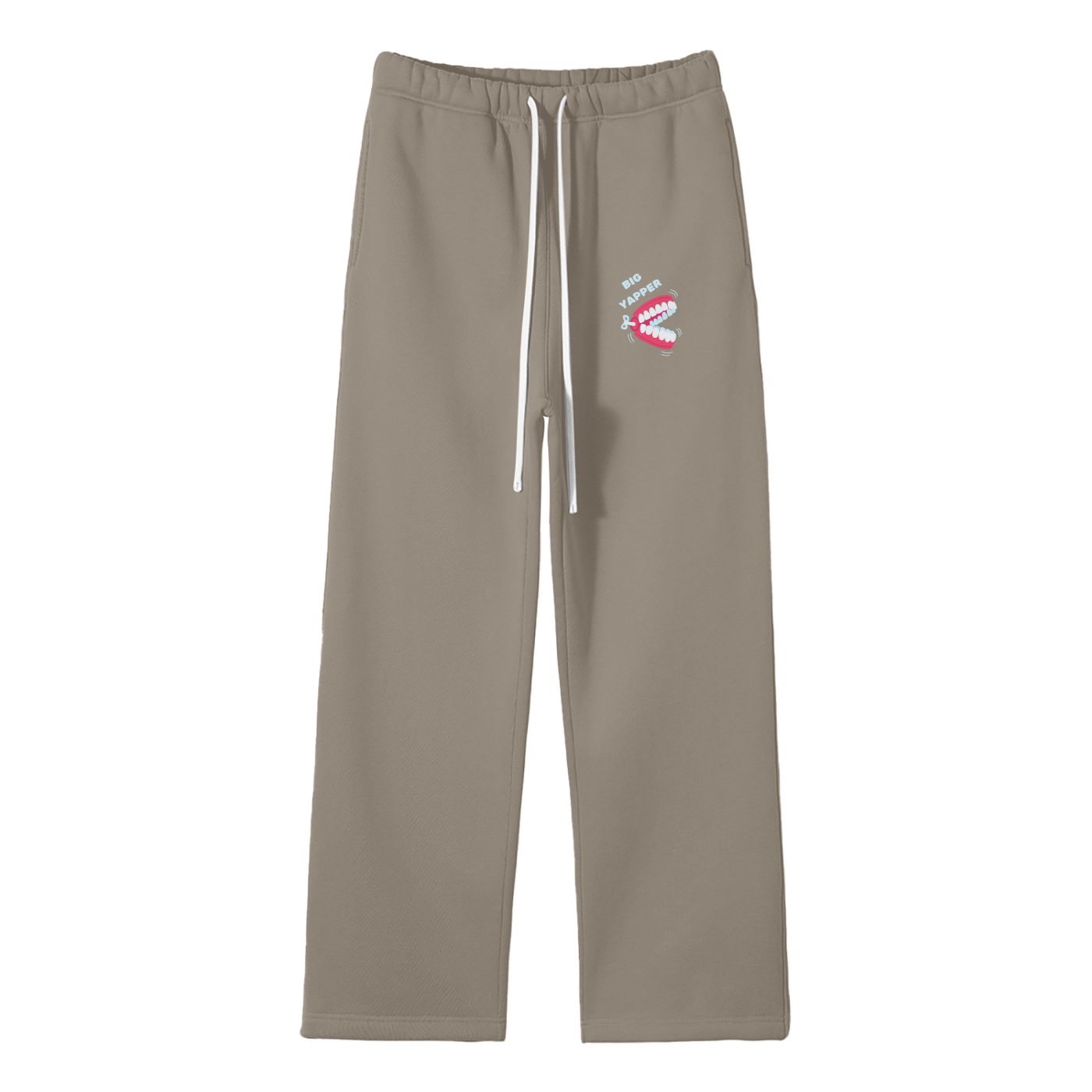 Big Yapper (Chatter) Streetwear Fleece Straight Leg Pants