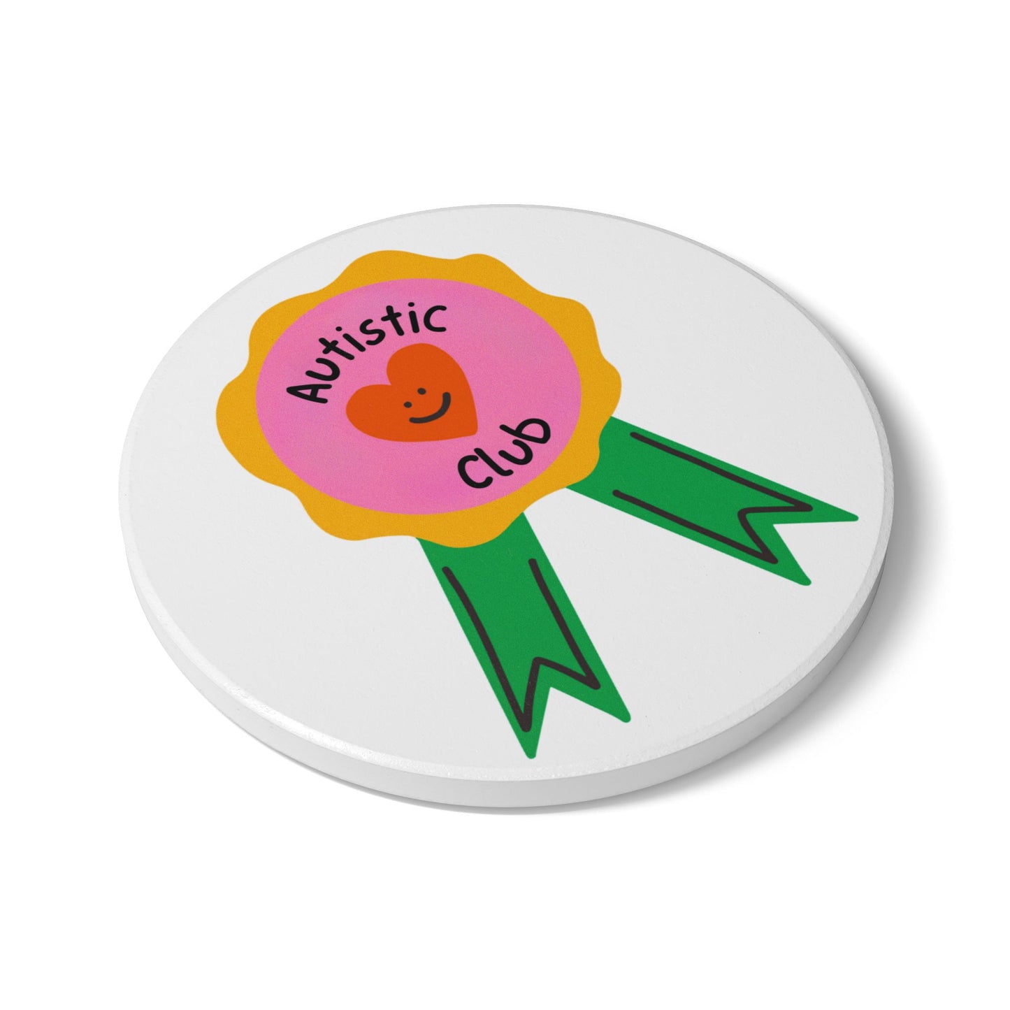 Autistic Club (1) Ceramic Coaster