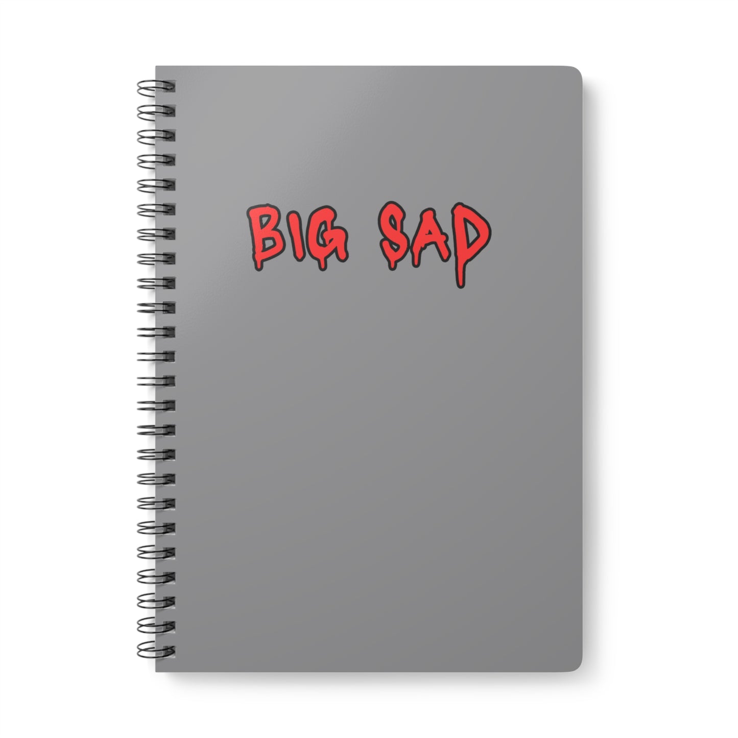 Big Sad (1) Wirobound Softcover Notebook, A5
