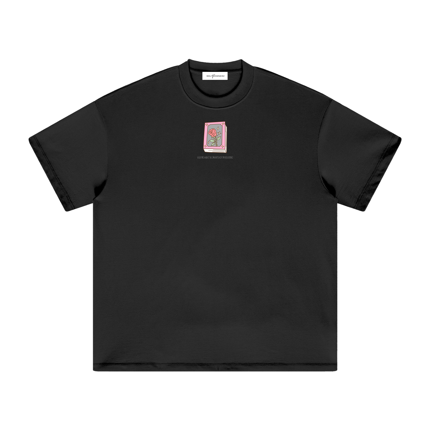 Ask Me What Romantasy I'm Reading (Flower) Heavyweight T-Shirt