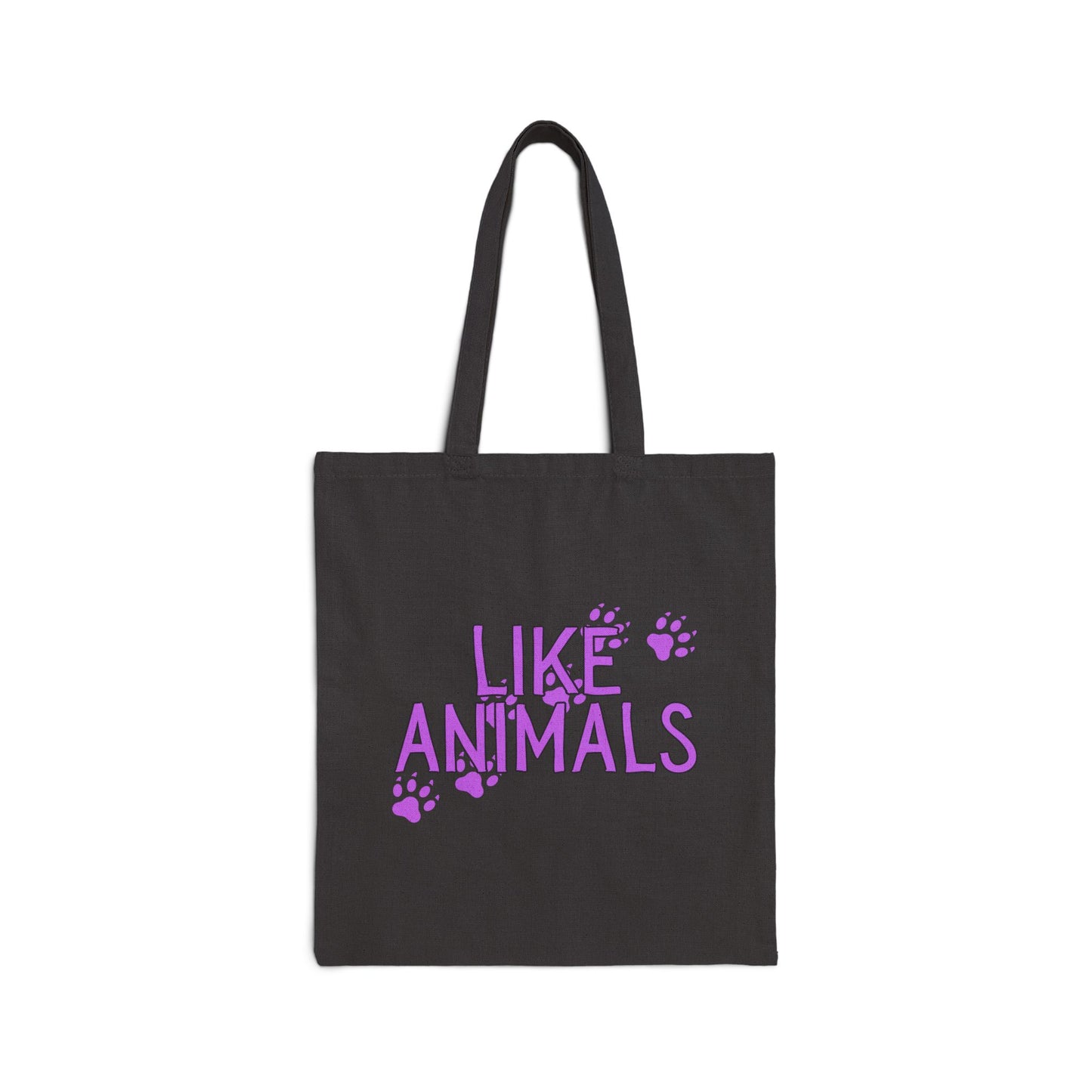 Like Animals BTS (Footprints) Cotton Canvas Tote Bag