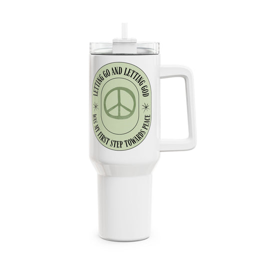 Letting Go & Letting God Tumbler, 40oz