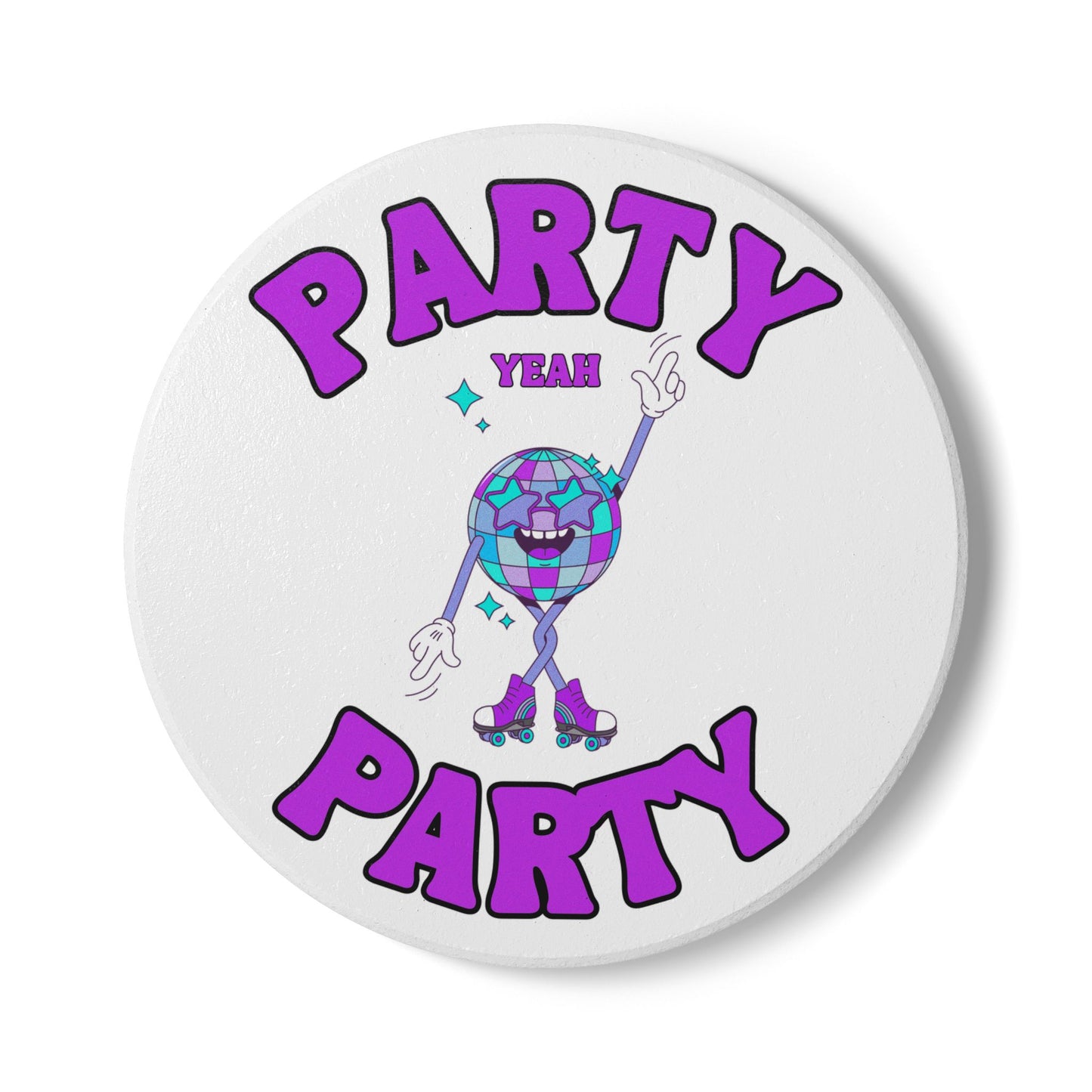 Party Party Yeah (Jungkook) Ceramic Coaster