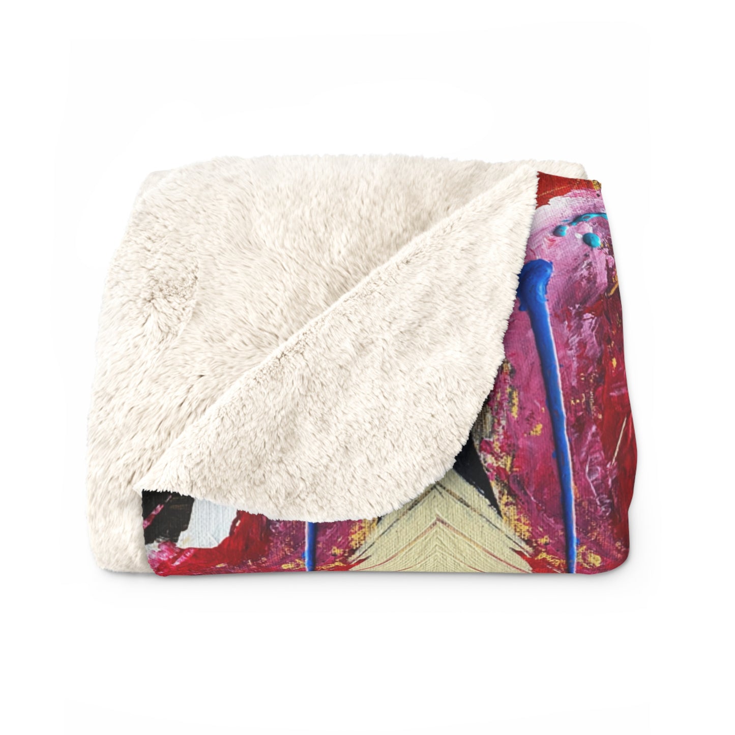 I Sore Sherpa Fleece Blanket