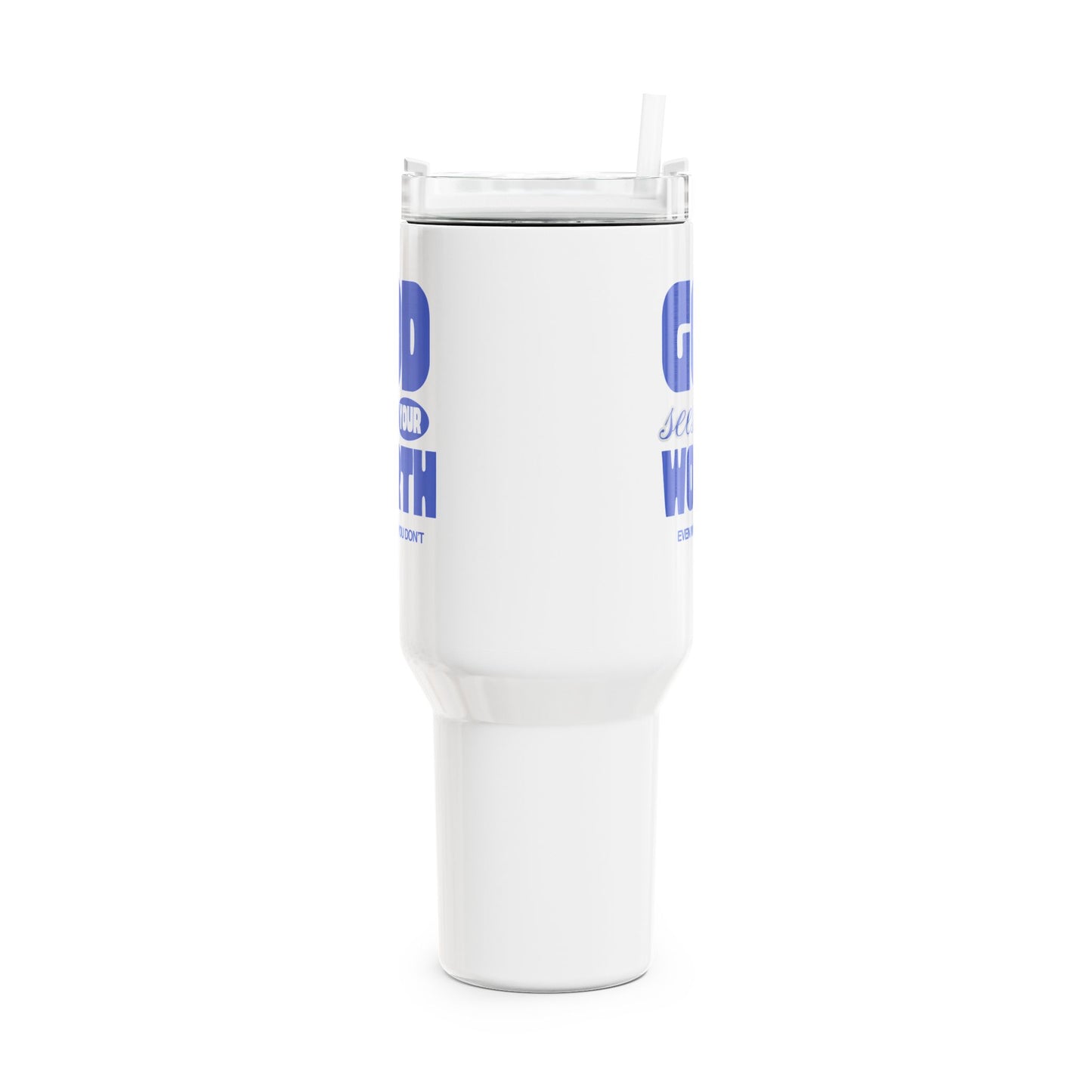 God Sees Your Worth Tumbler, 40oz