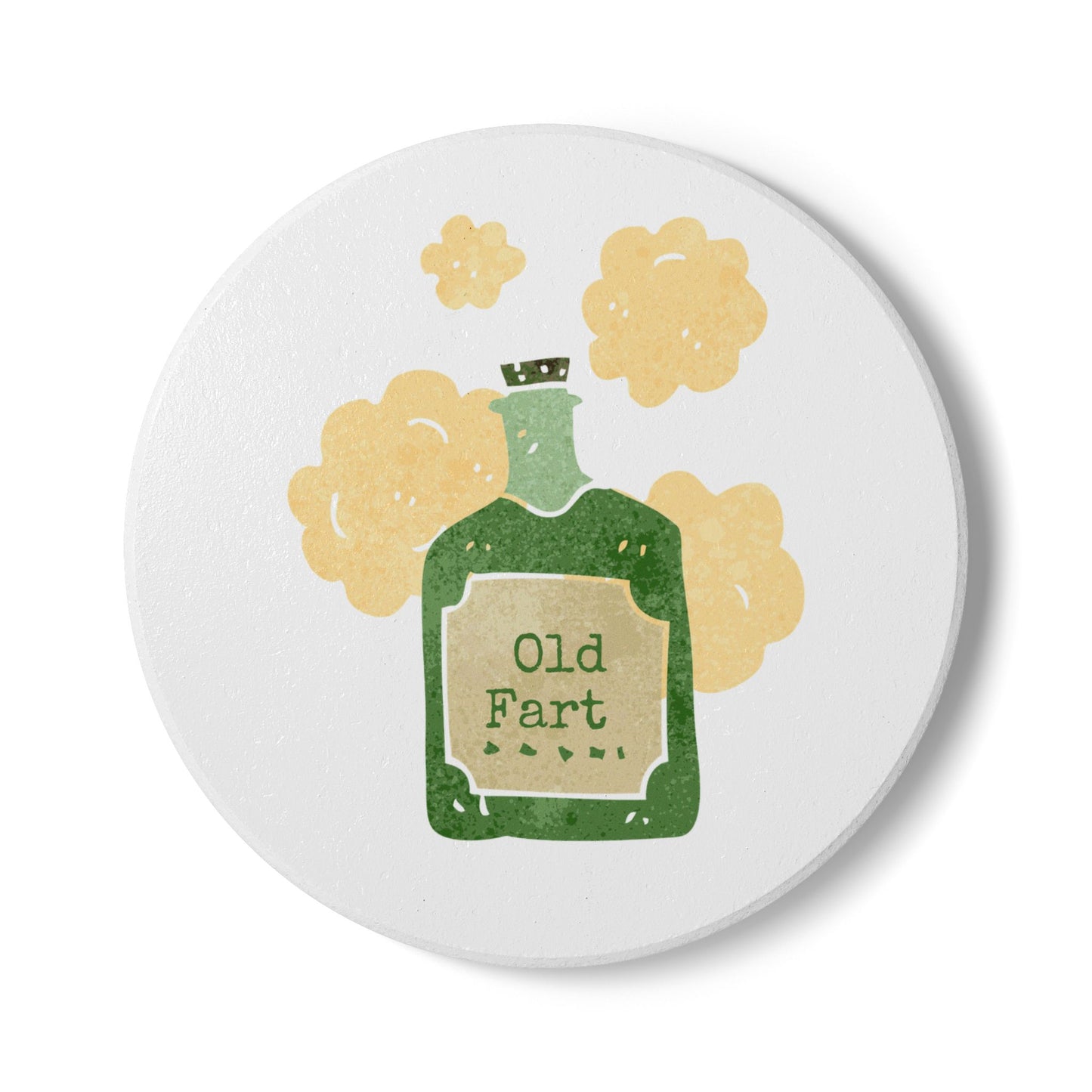 Old Fart (1) Ceramic Coaster