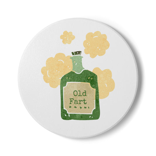 Old Fart (1) Ceramic Coaster