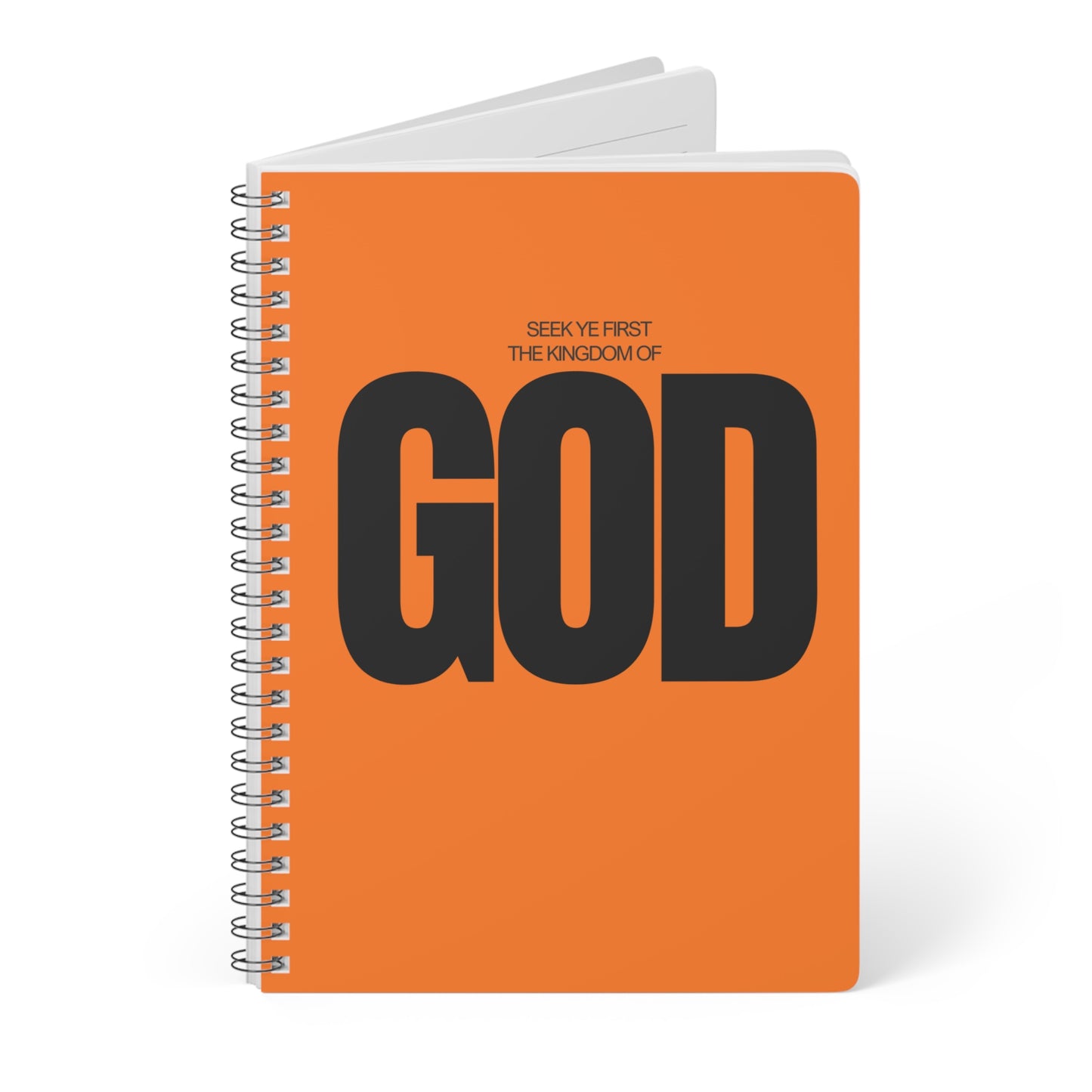 Seek Ye First (2) Wirobound Softcover Notebook, A5