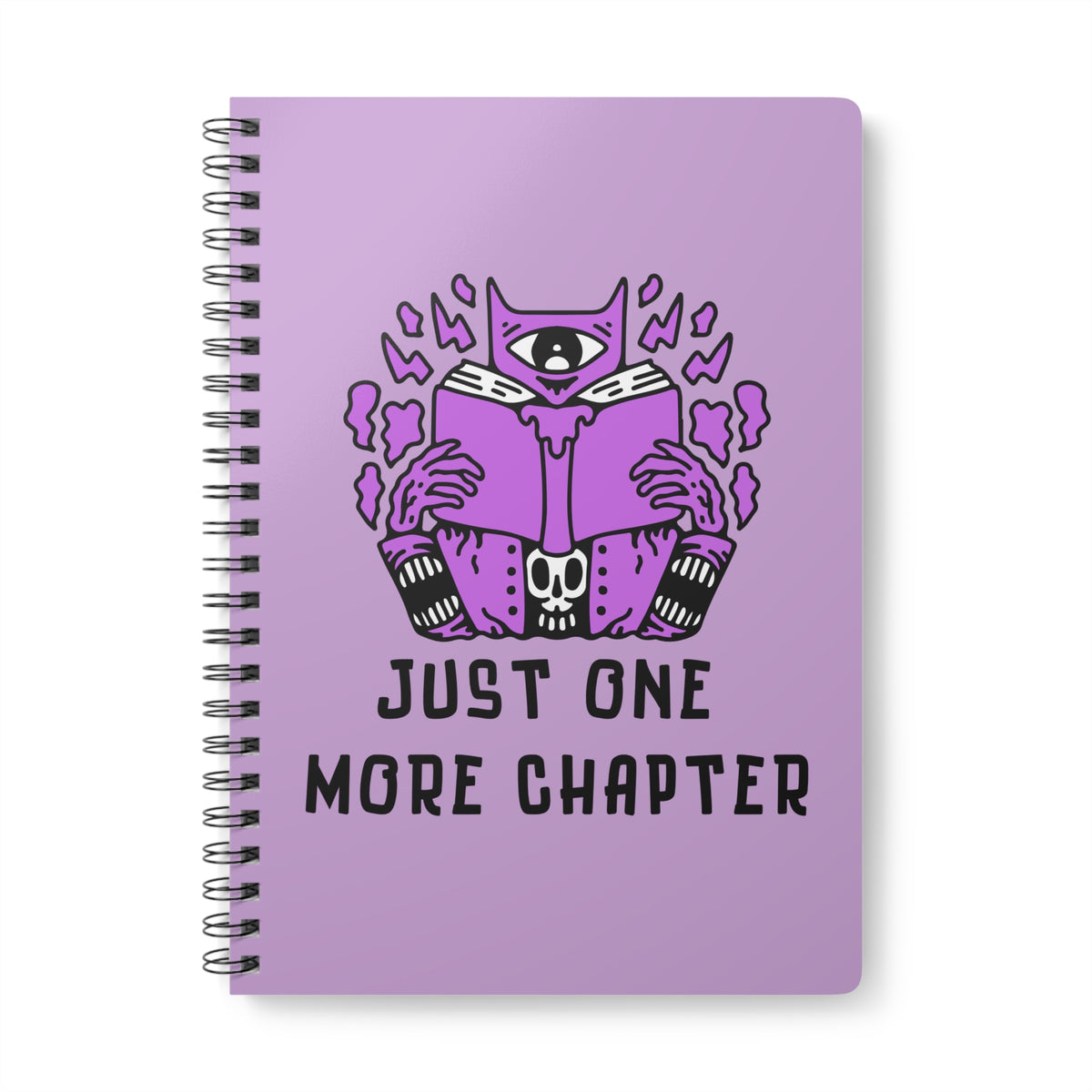 Just One More Chapter Wirobound Softcover Notebook, A5