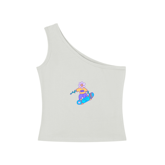 You're My Hope (Skater) One-Shoulder Crop T-Shirt