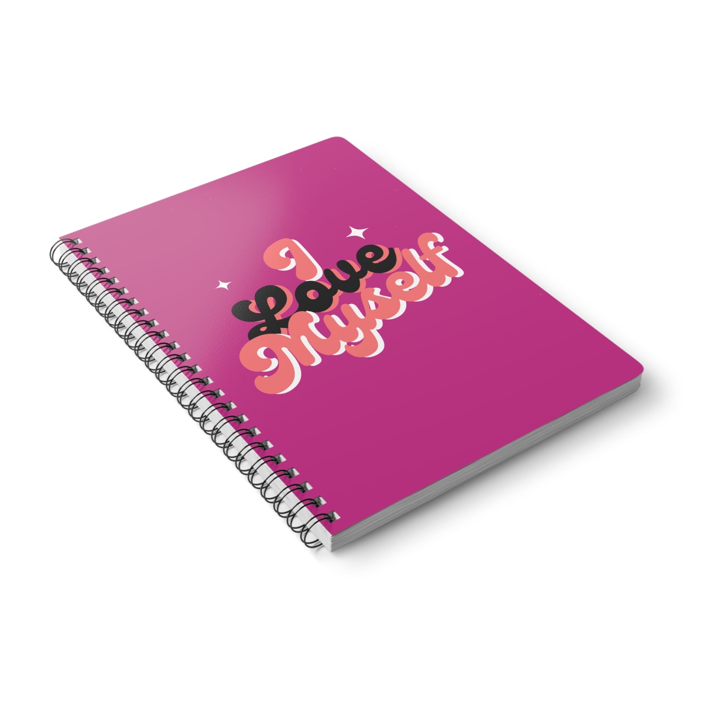 I Love Myself (1) Wirobound Softcover Notebook, A5