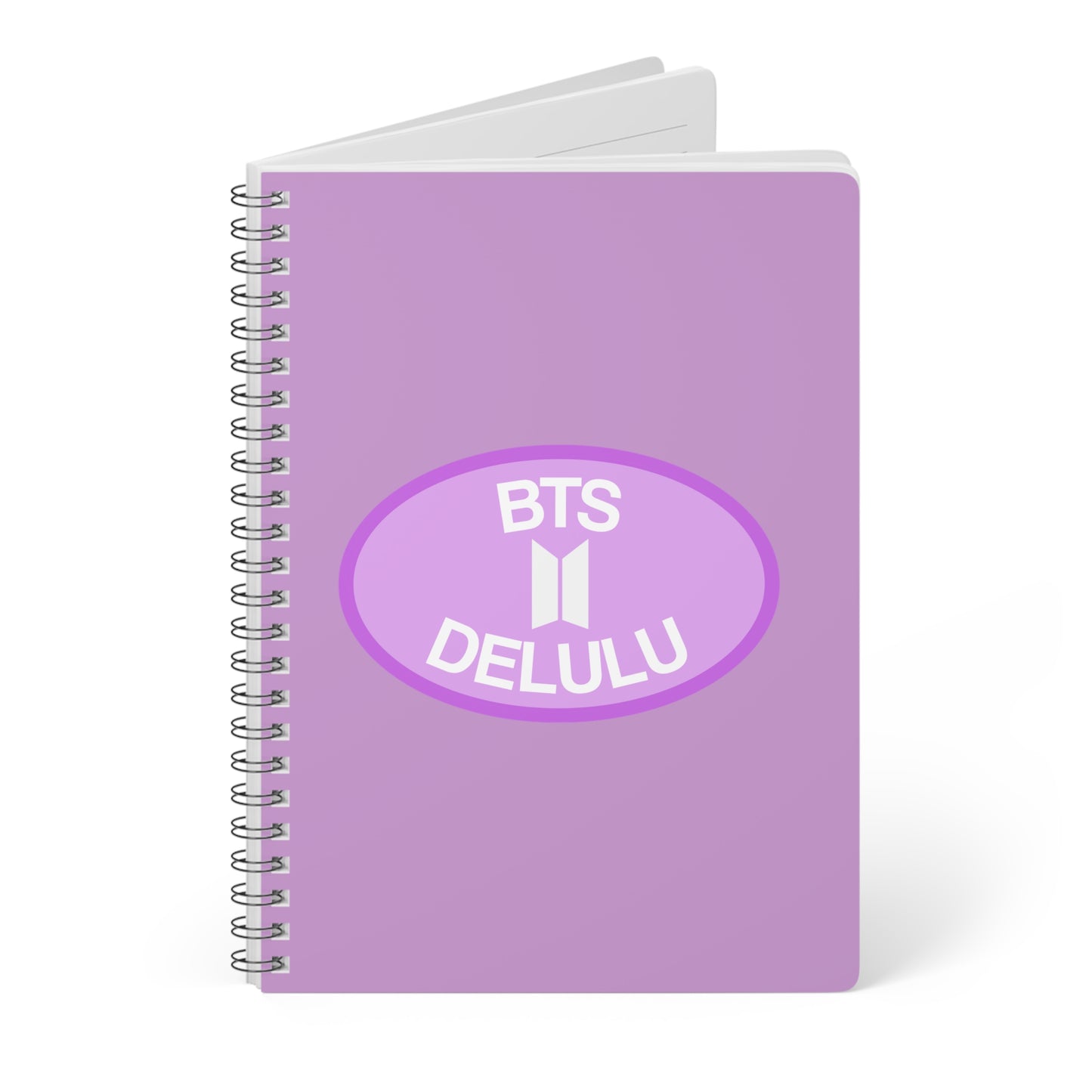 BTS Delulu Wirobound Softcover Notebook, A5