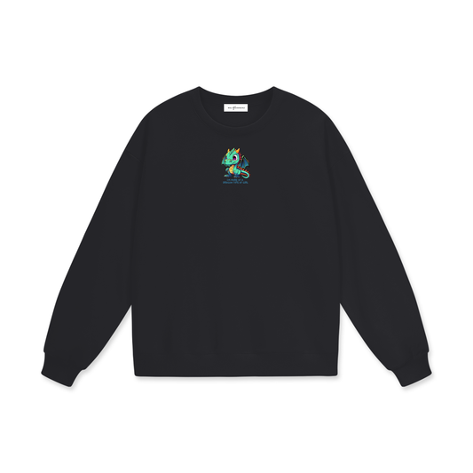 I'm More Of A Dragon Type Of Girl (1) Heavyweight Drop Shoulder Sweatshirt