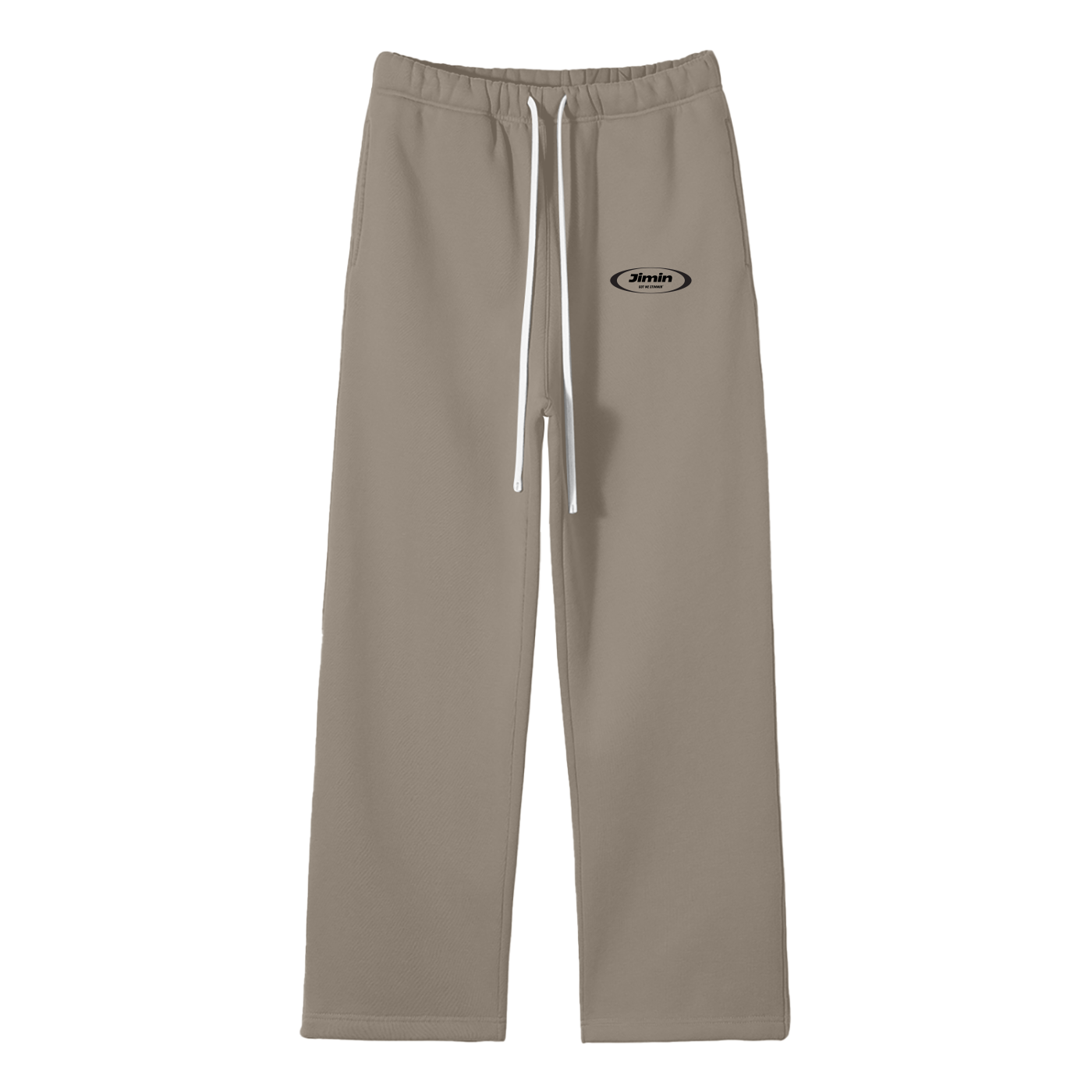 Jimin Got Me Stimmin' Streetwear Fleece Straight Leg Pants