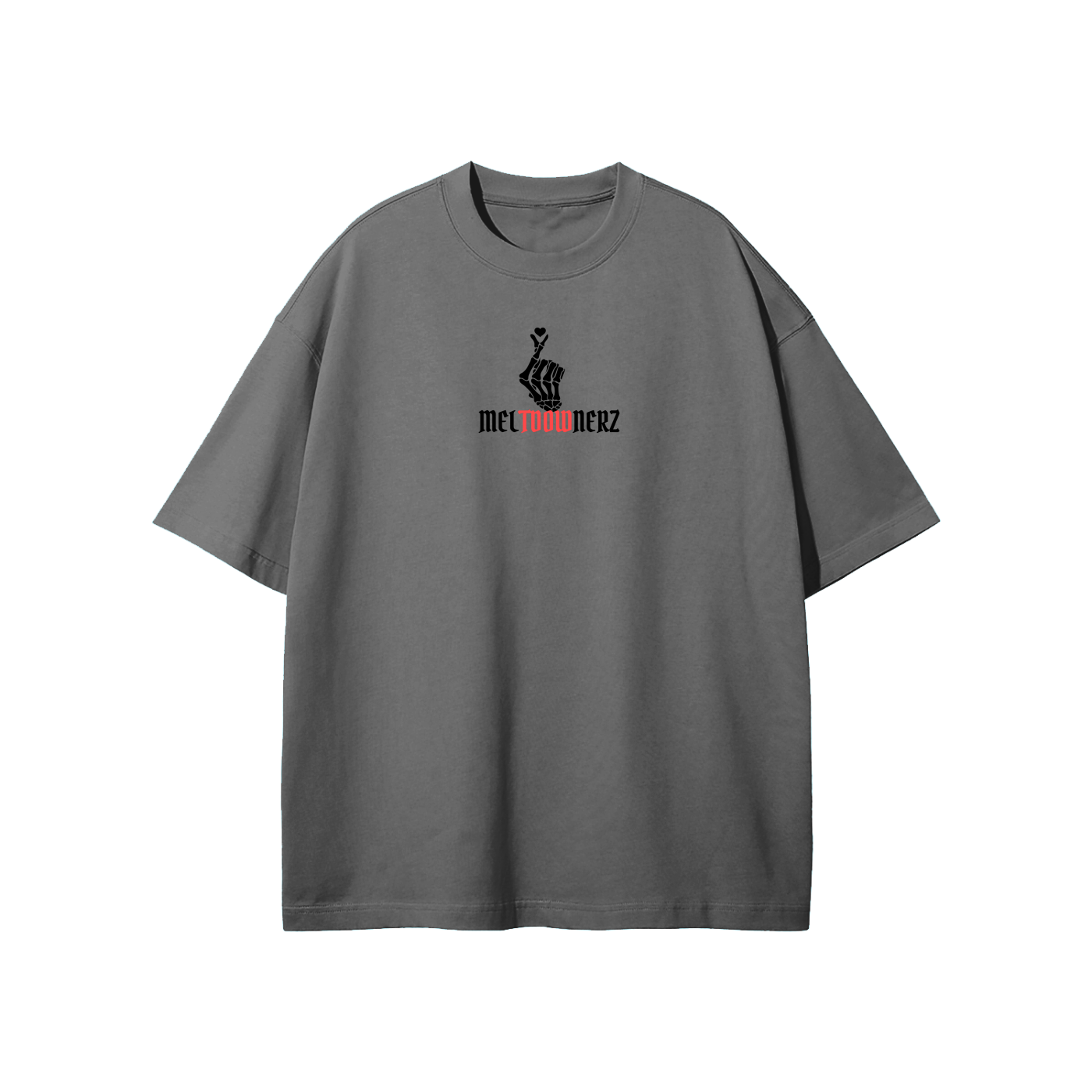 Meltdownerz Bonez Streetwear Heavyweight Loose Fit T-Shirt