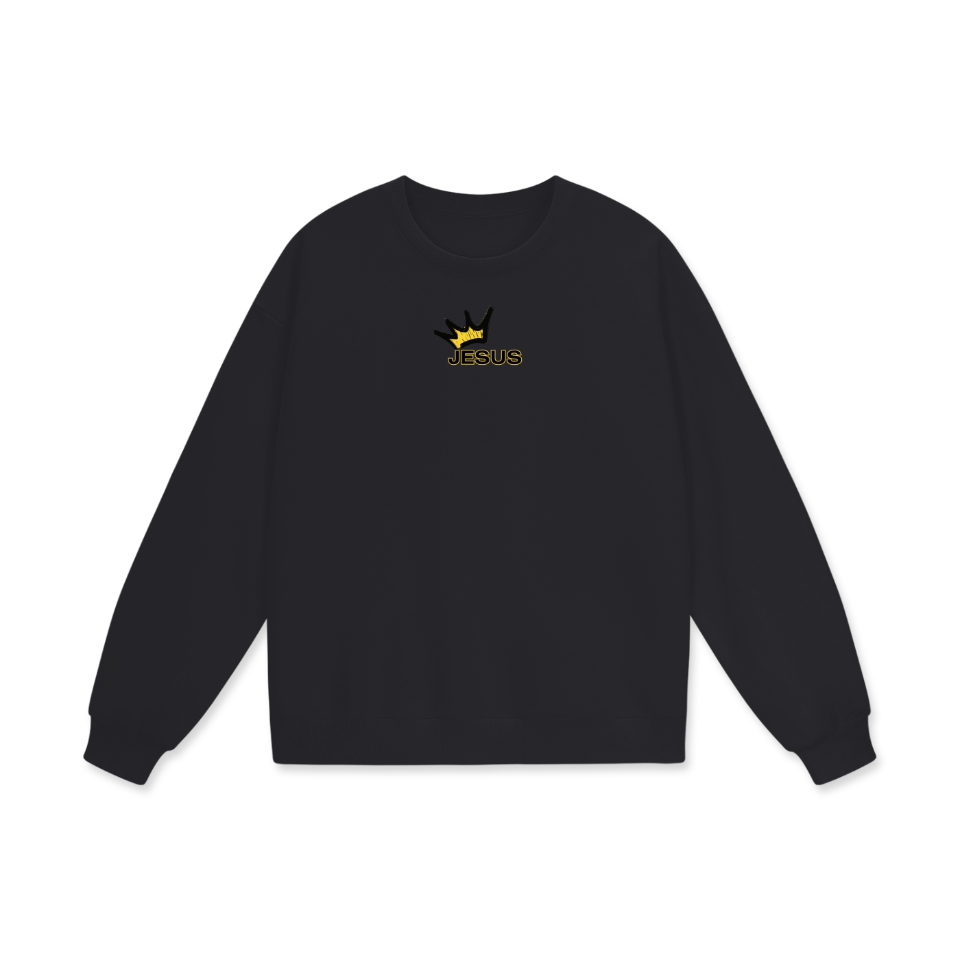 Jesus Is King Heavyweight Drop Shoulder Oversized Fleece Sweatshirt