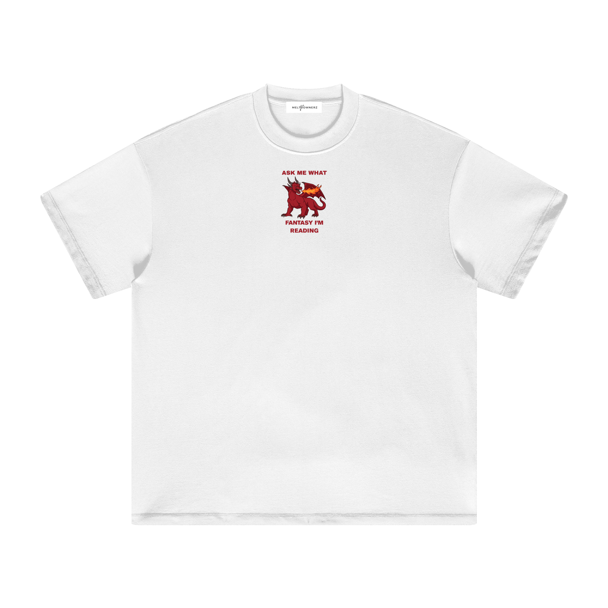 Ask Me What Fantasy I'm Reading (Dragon) Heavyweight T-Shirt