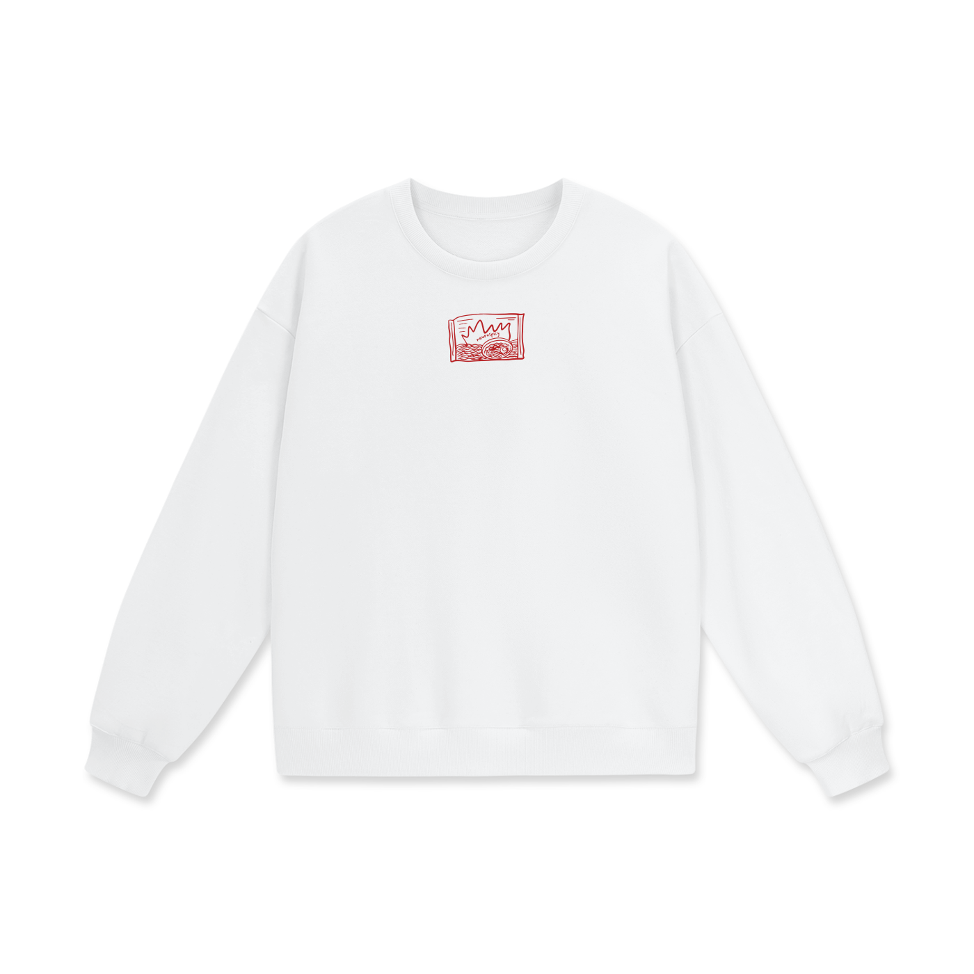 Neurospicy (Ramen) Heavyweight Drop Shoulder Oversized Fleece Sweatshirt