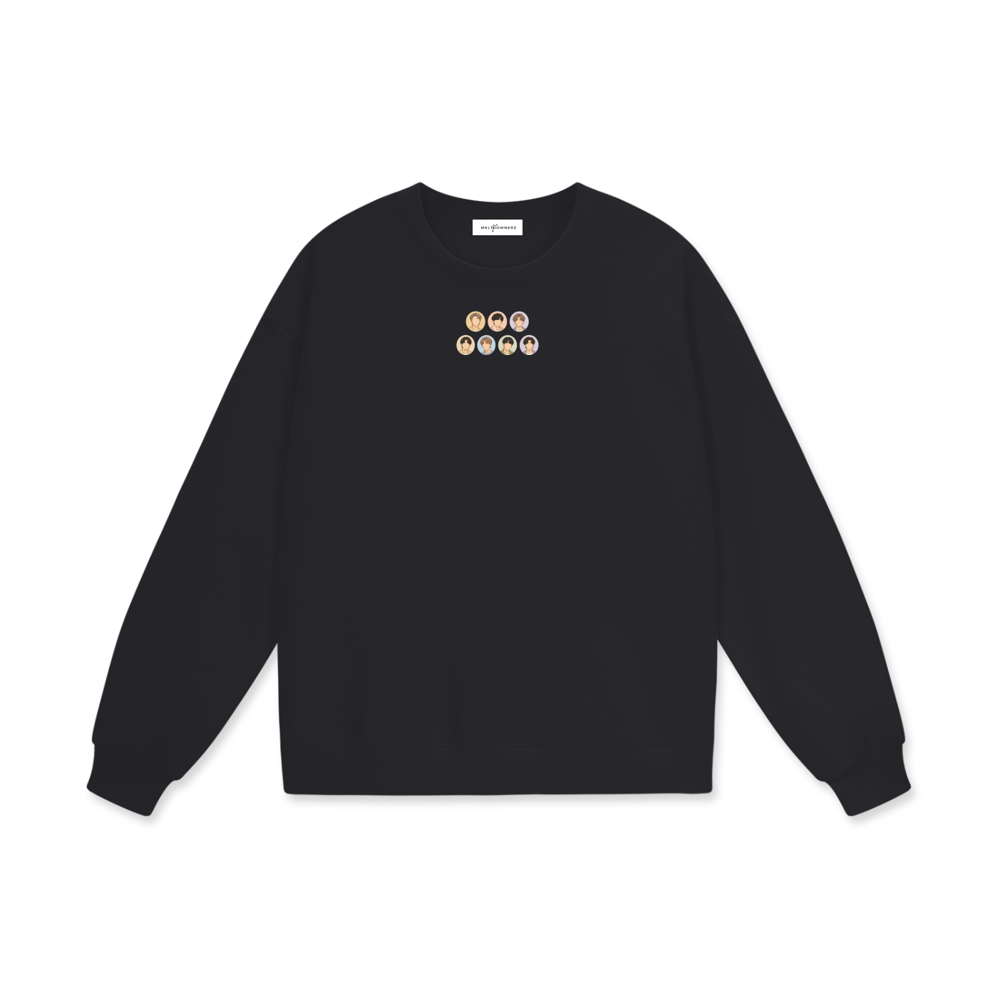 BTS All Members Heavyweight Drop Shoulder Sweatshirt