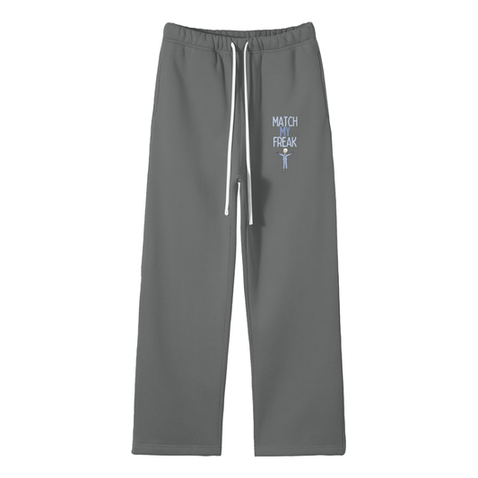 Match My Freak (Skeleton) Streetwear Fleece Straight Leg Pants