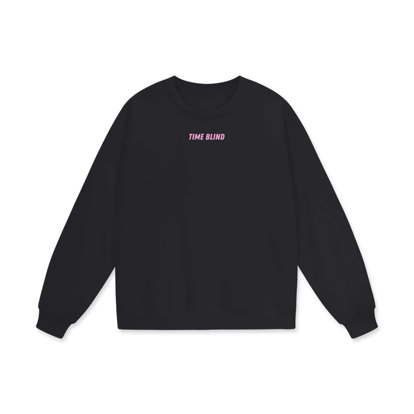 Time Blind Heavyweight Drop Shoulder Oversized Fleece Sweatshirt