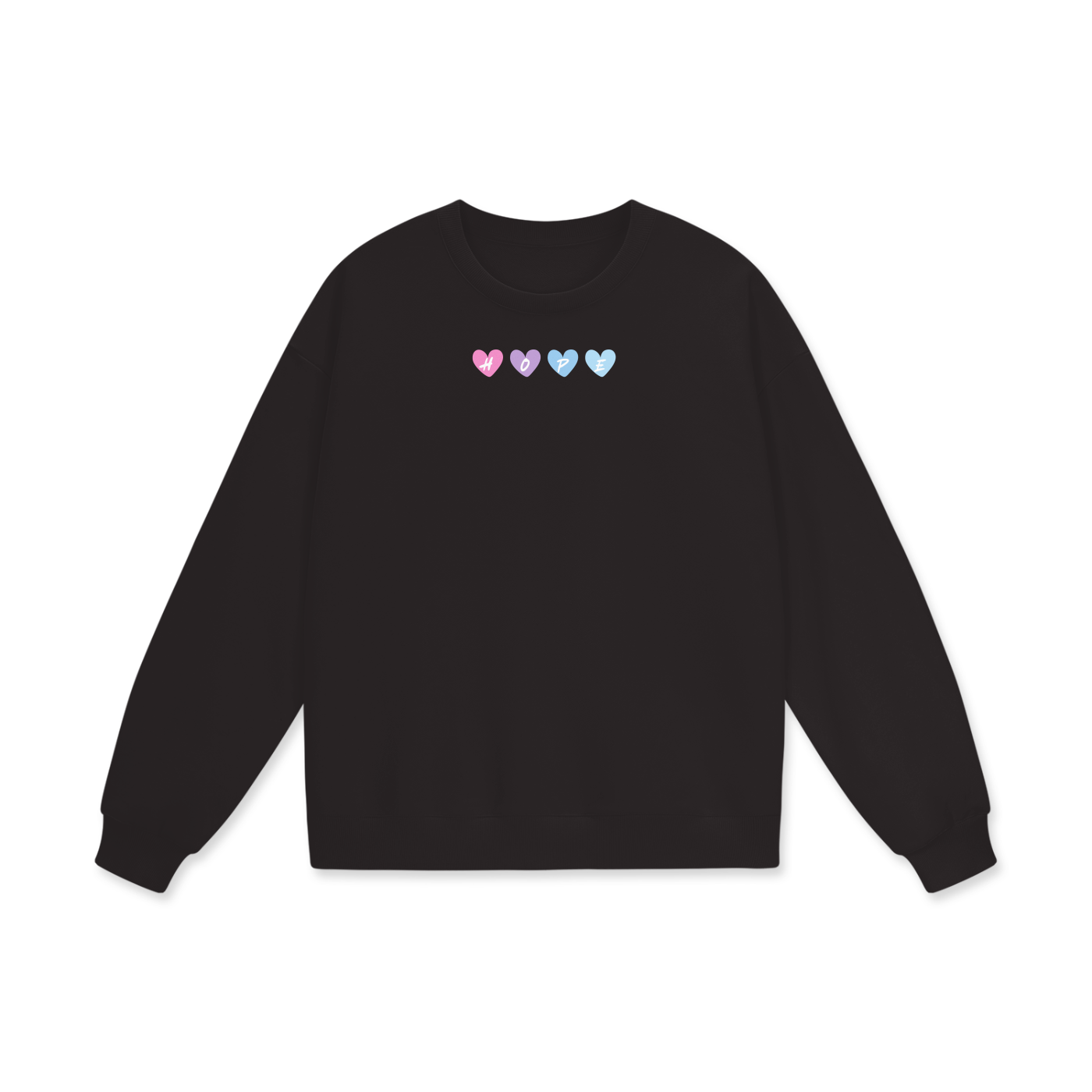 Hope Heavyweight Drop Shoulder Oversized Fleece Sweatshirt