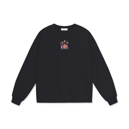 Ask Me What Romantasy I'm Reading (Plants) Heavyweight Drop Shoulder Sweatshirt