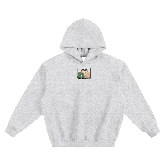 Yoonmin (Yoongi & Jimin) Fleeced Boxy Hoodie