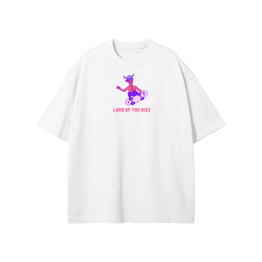 Lord Of The Rizz (Helmet) Streetwear Heavyweight Loose Fit T-Shirt