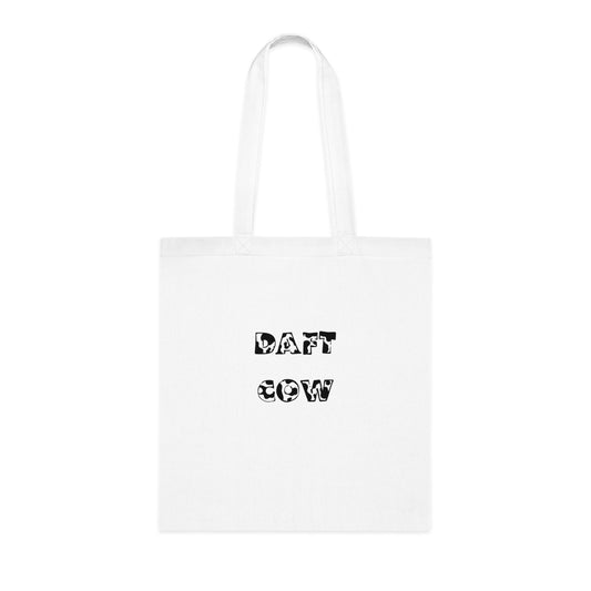 Daft Cow Cotton Tote