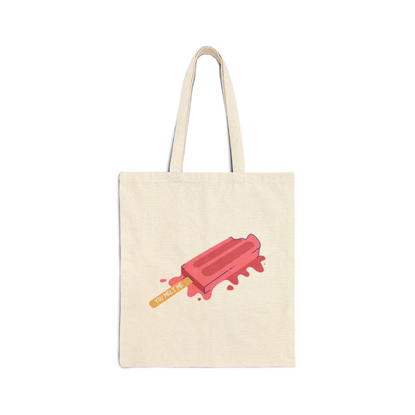 You Melt Me (Stick) Cotton Canvas Tote Bag
