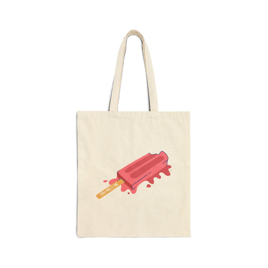 You Melt Me (Stick) Cotton Canvas Tote Bag
