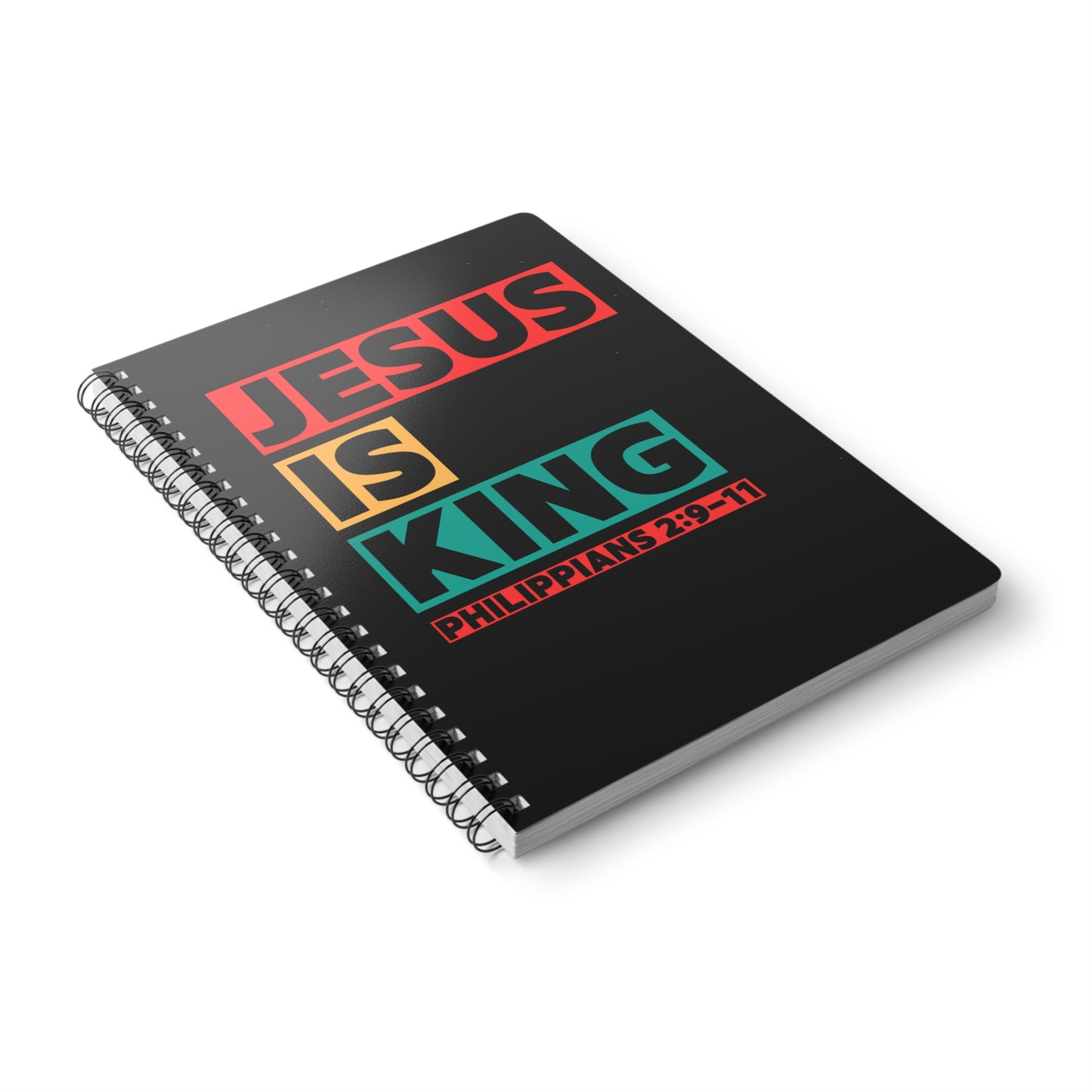 Jesus Is King Philippians (1) Wirobound Softcover Notebook, A5