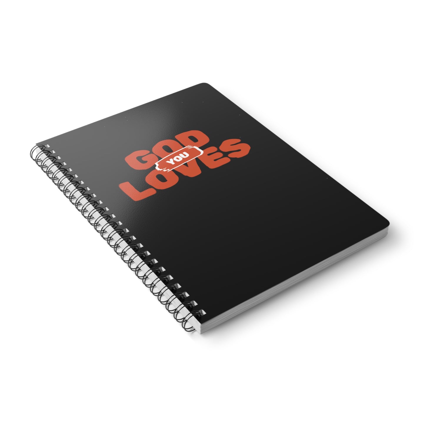 God Loves You (1) Wirobound Softcover Notebook, A5