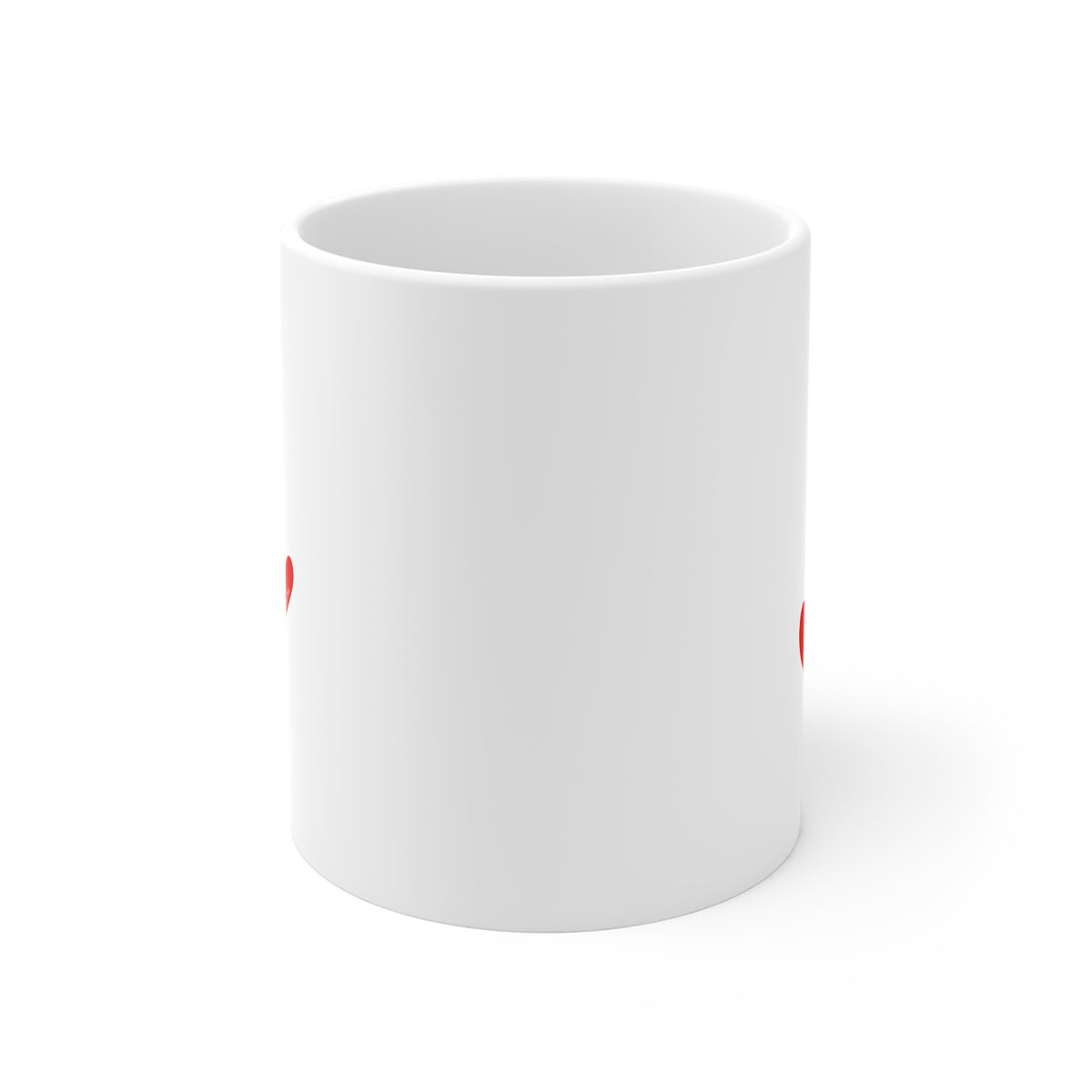 Thicc Books (Heart) 11oz White Mug