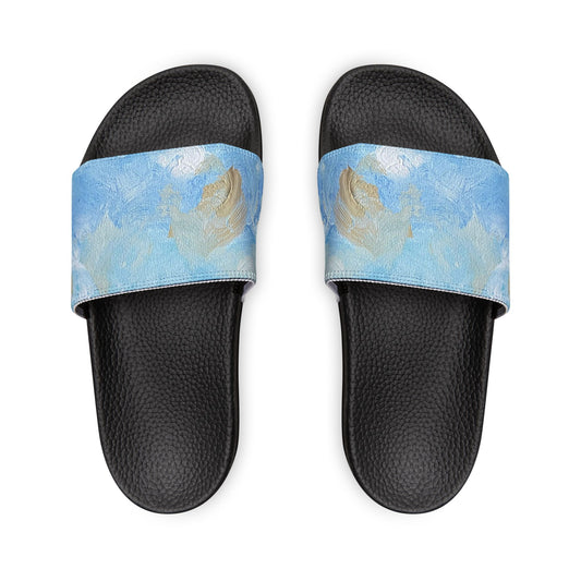 Earing On The Side Of Wispy Women's Removable-Strap Sandals