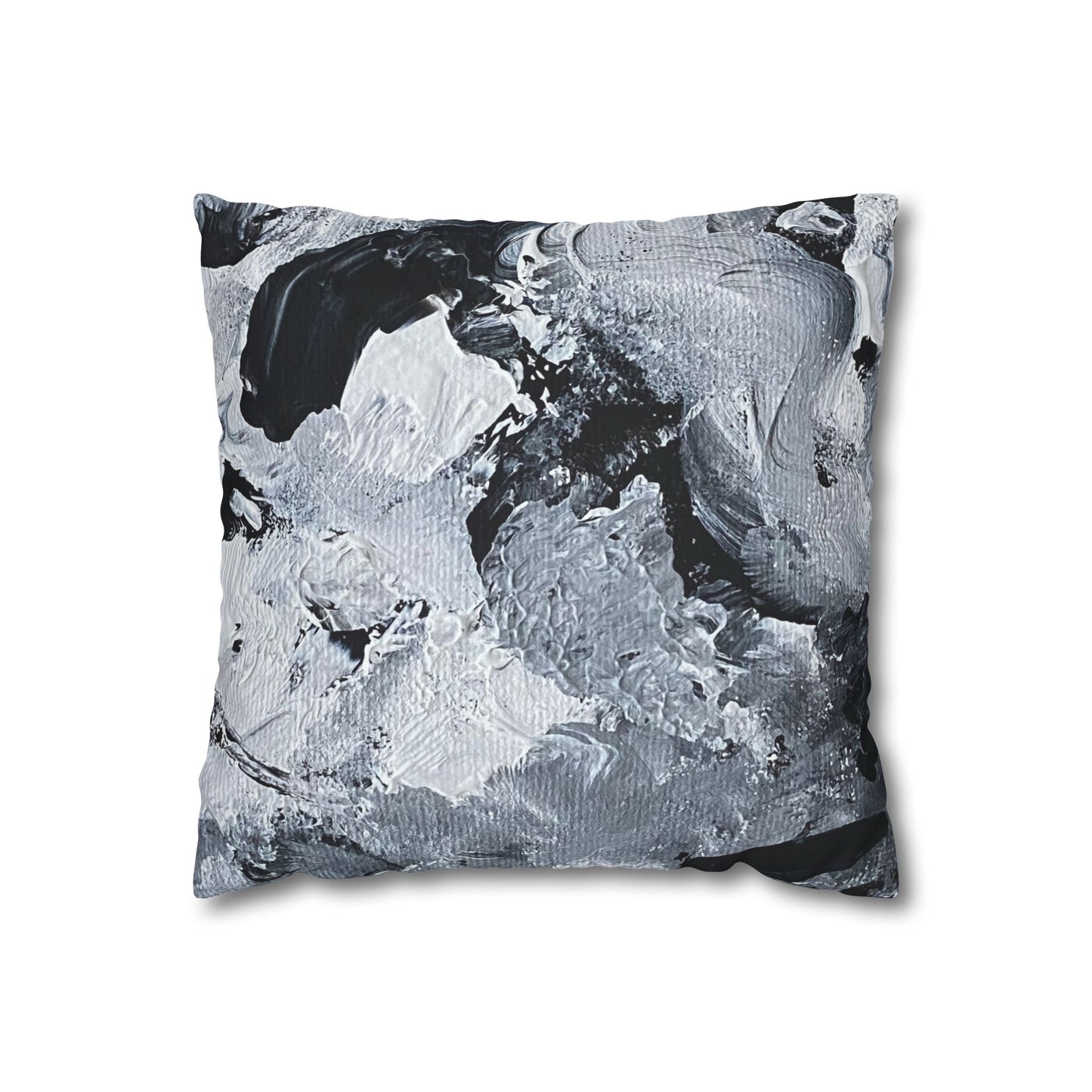 Onyx Moron Square Poly Canvas Pillowcase