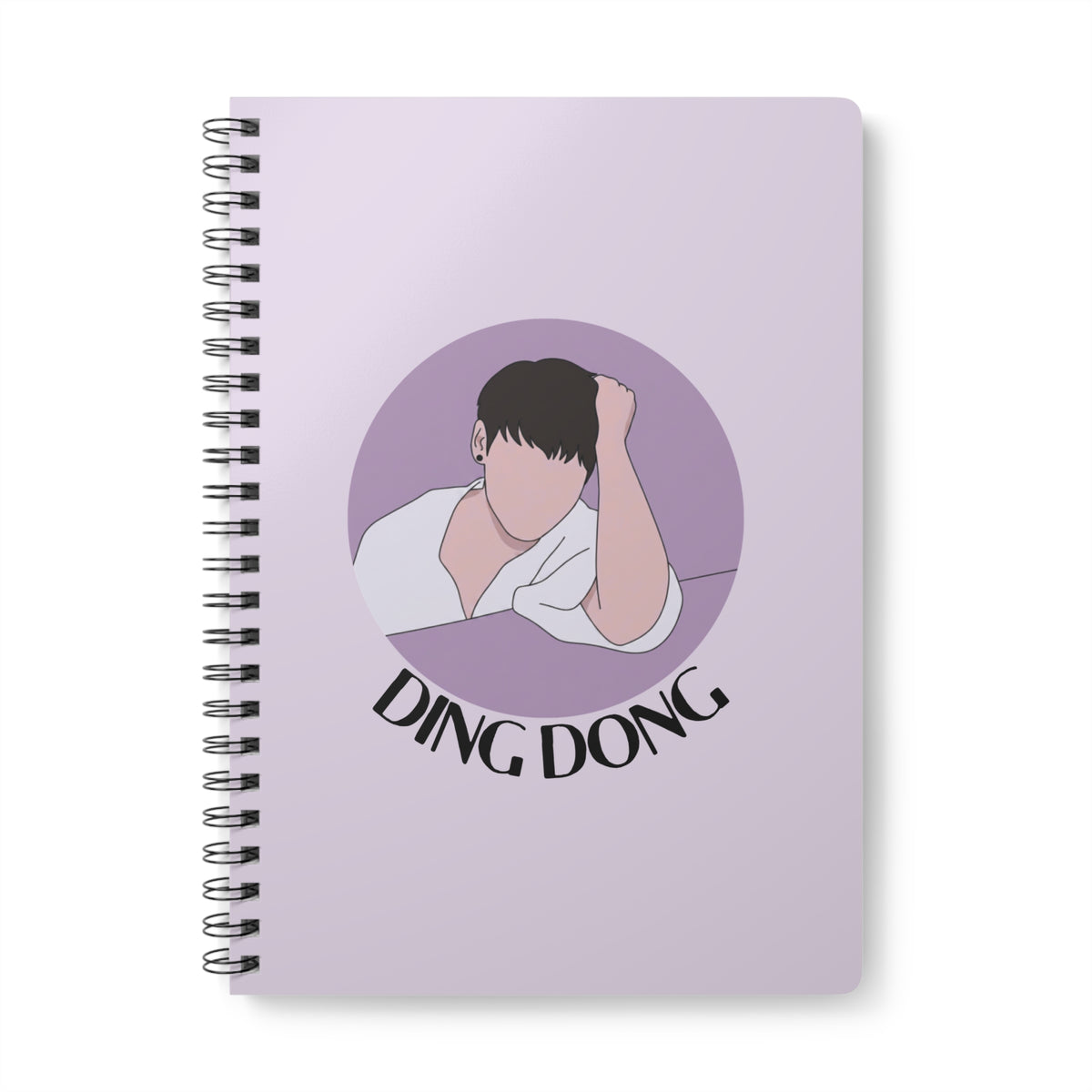 Ding Dong (Jungkook) Wirobound Softcover Notebook, A5