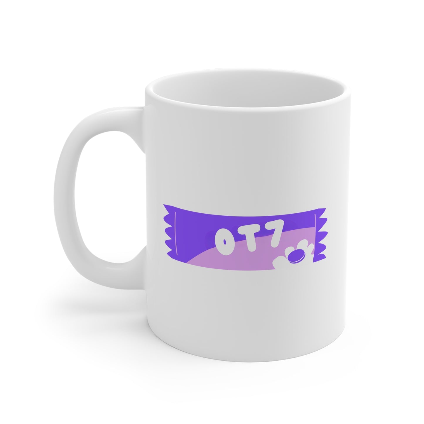 OT7 BTS Oreo 11oz White Mug