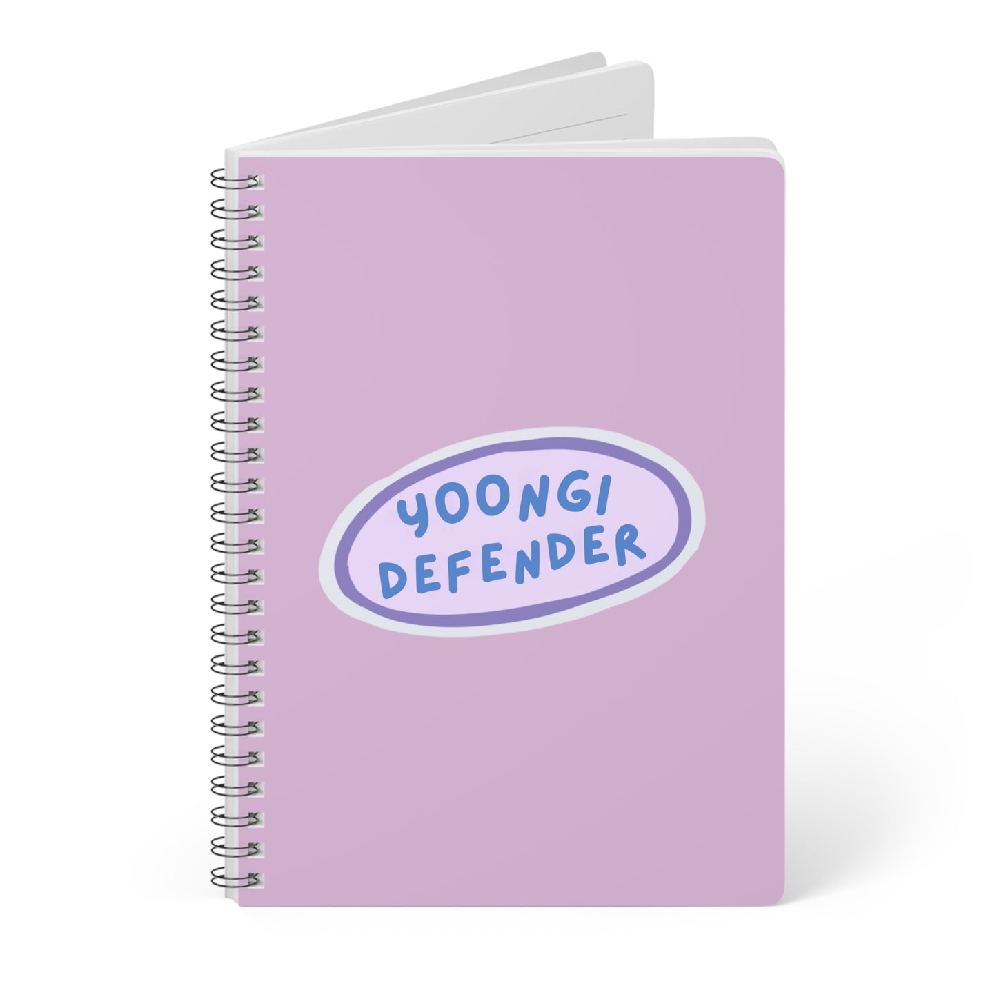 Yoongi Defender Wirobound Softcover Notebook, A5