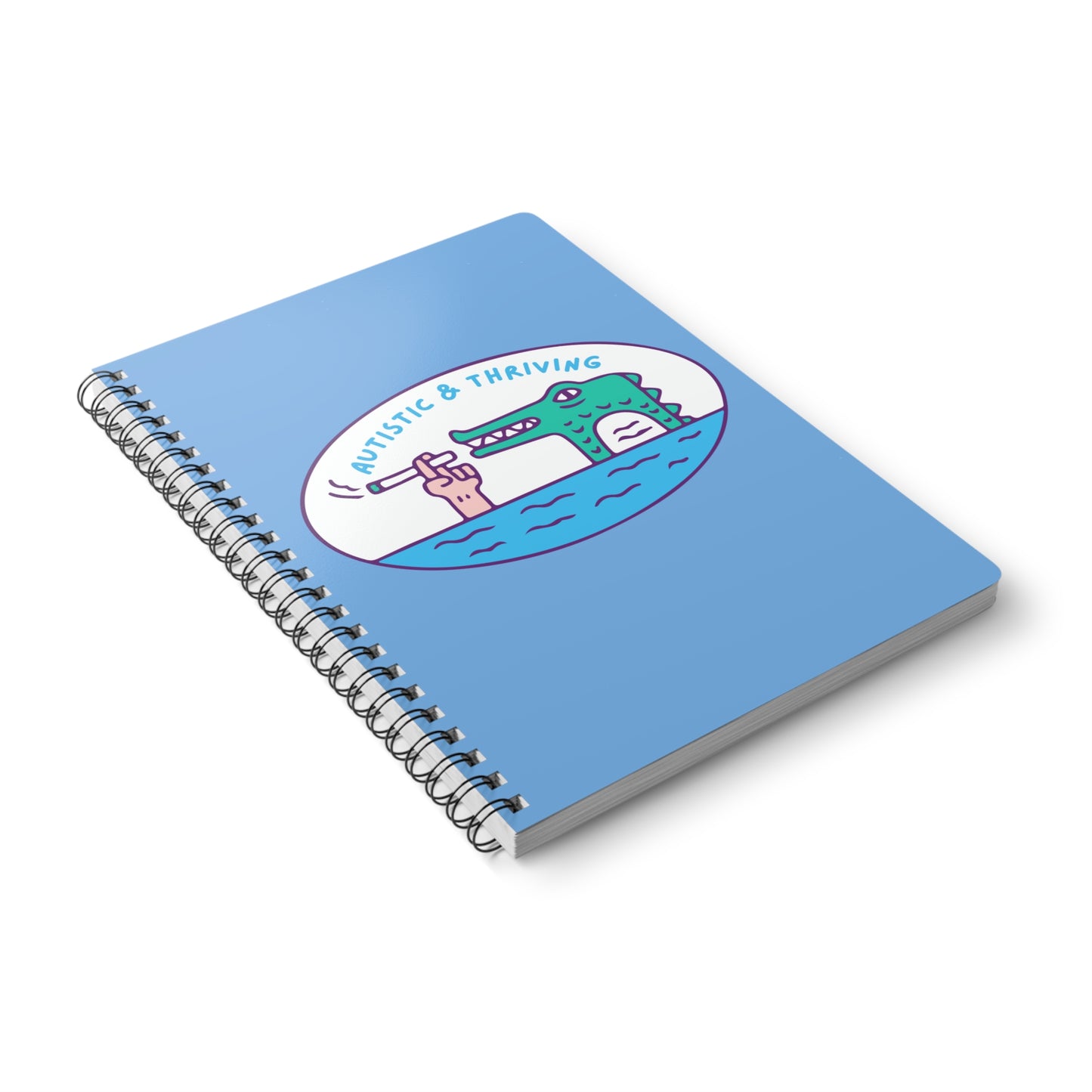 Autistic & Thriving (2) Wirobound Softcover Notebook, A5