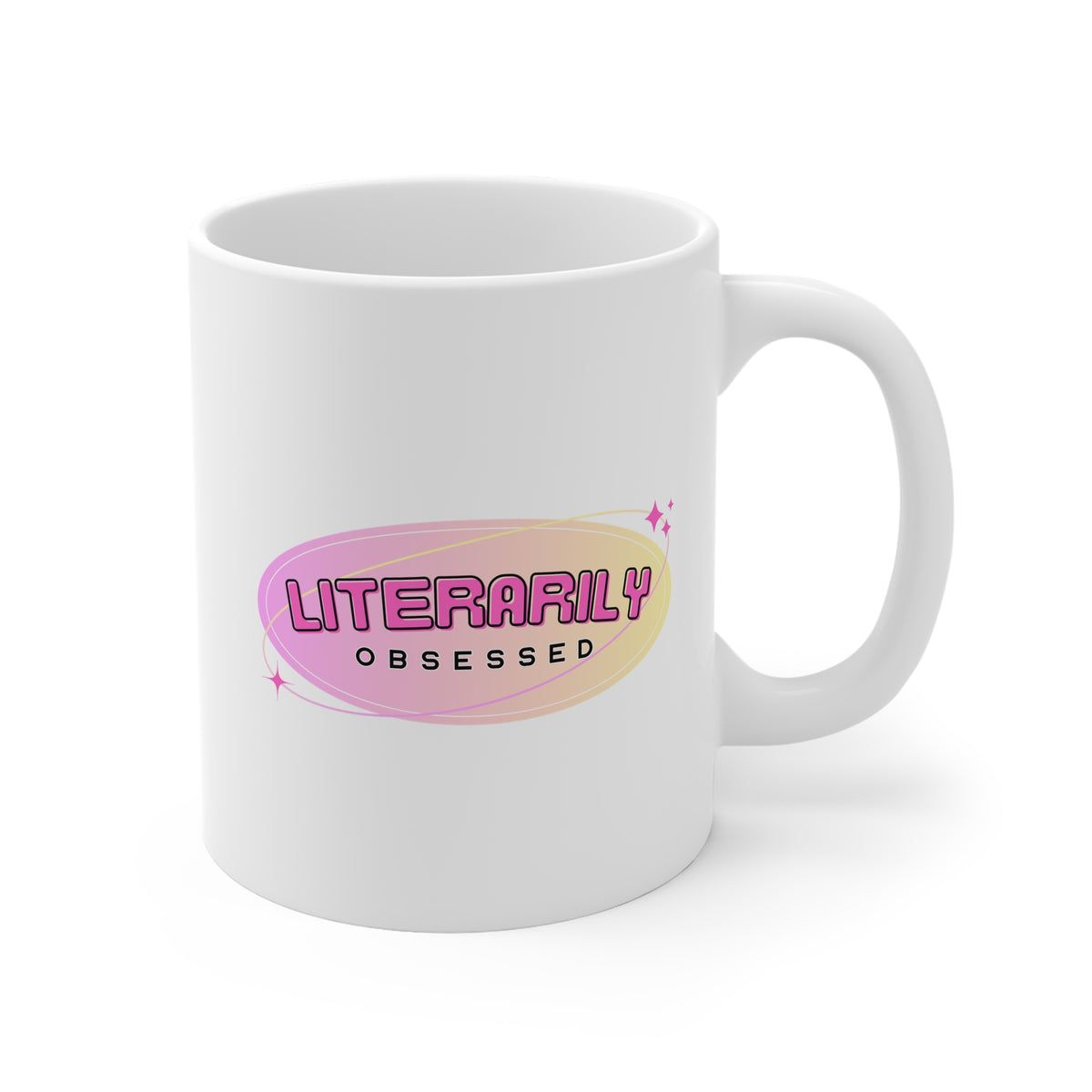 Literarily Obsessed 11oz White Mug
