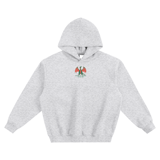 I'm More Of A Dragon Type Of Girl Fleeced Boxy Hoodie