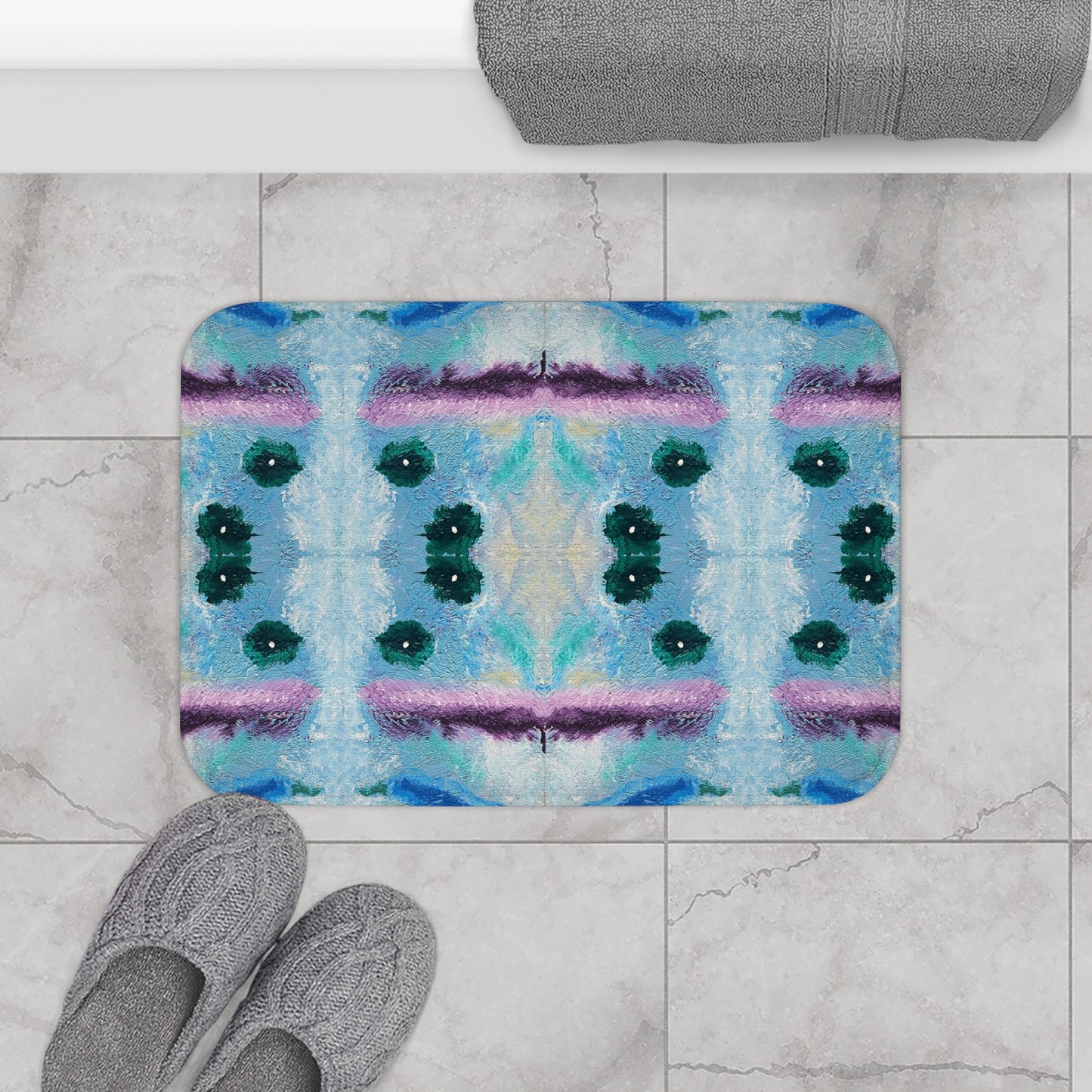 Petri Dish With An Accent Bath Mat